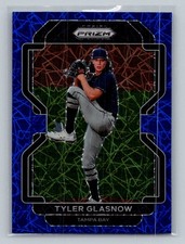 2022 Panini Prizm #78 Tyler Glasnow Blue Velocity Prizm