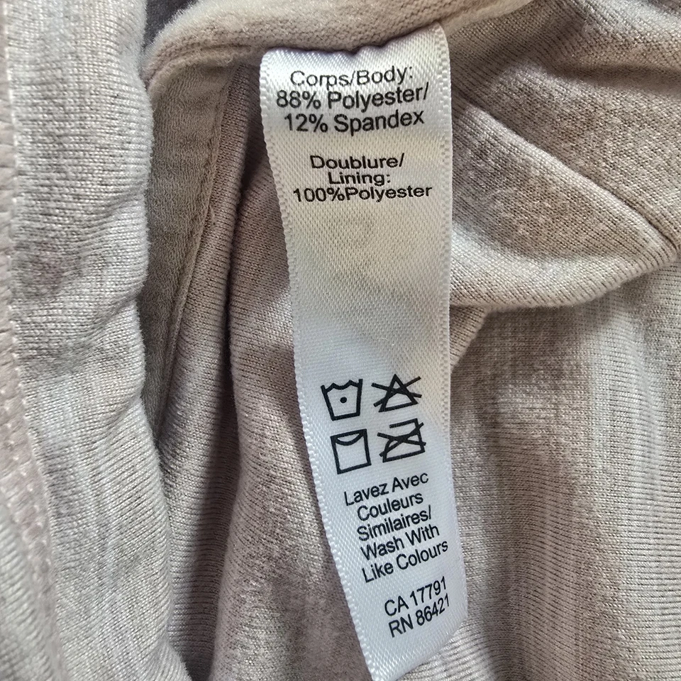 Sudadera Pullover Kyodan Exterior Para Mujer Cuello Capucha L Rosa Beige Brezo Foto 3 de 4