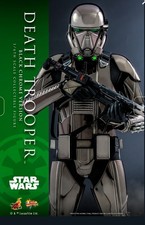 Hot Toys Star Wars Rogue One Black Chrome Death Trooper MMS621 1/6 Figure New 