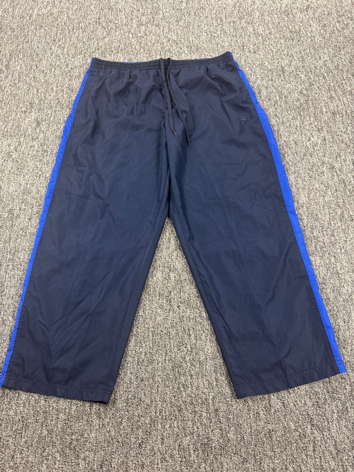 Starter Track Pants Men XL Navy Baggy Relaxed Fit 90s Mesh Lined Windbreaker Vtg