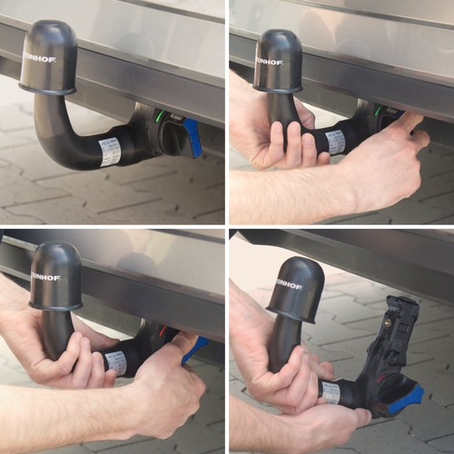AHK Anhängerkupplung abnehmbar +7pol E-Satz für BMW 3er E46 01-05 Compact - Bild 9 von 12