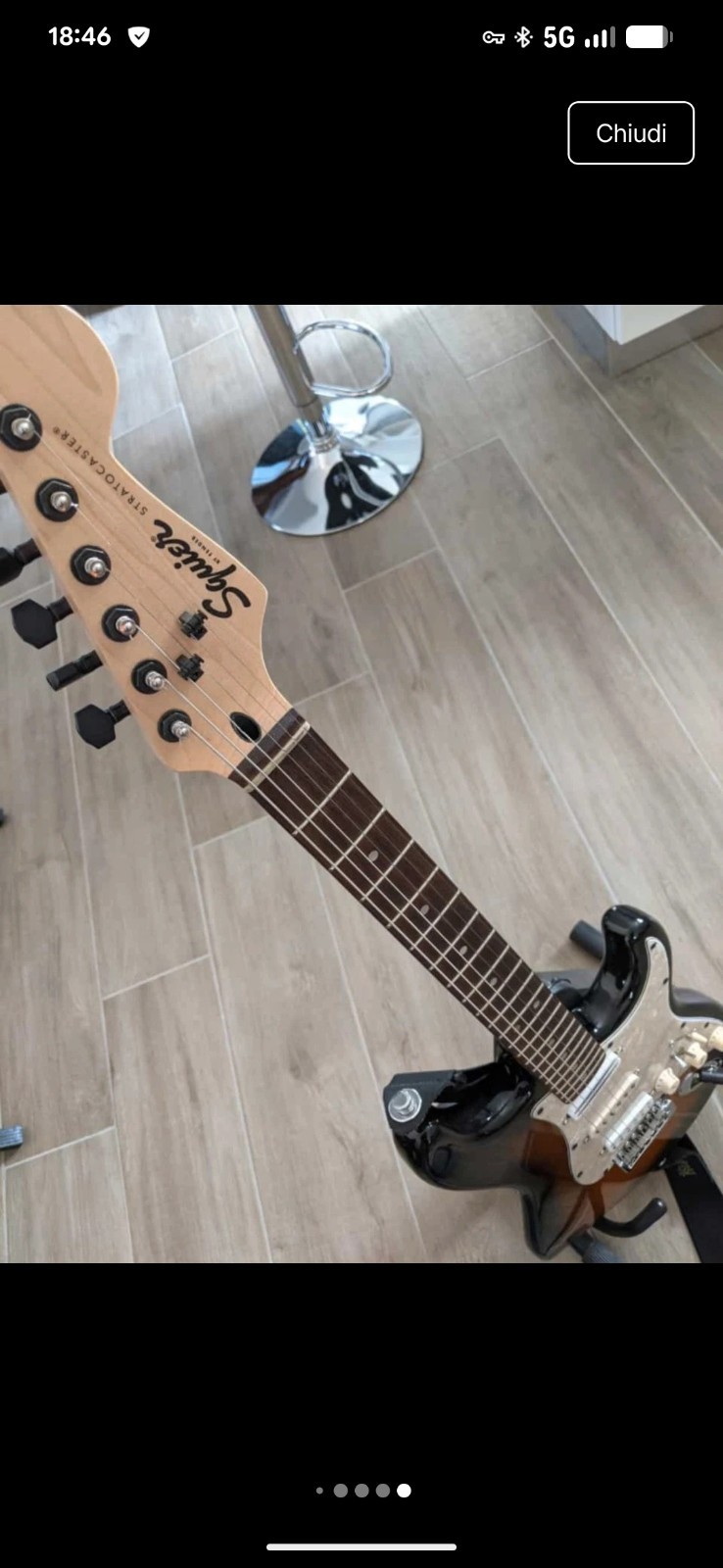 chitarra elettrica fender squier