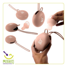 MERHEC Pink Baby Silicone Feeding Set Microwave Safe Bib Bowl Cup Spoon Fork