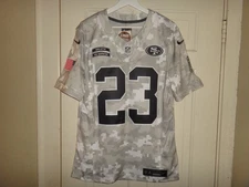 NWT Men's Christian McCaffrey 49ers Nike Limited Arctic Camo STS Jersey Small