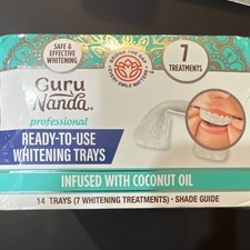 Guru Nanda Professional Ready to Use Whitening Trays Infused with Coconut Oil