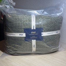 Stone-Washed 100 Cotton Waffle Quilt Set King Size 106  x90"   3PC Lightweight