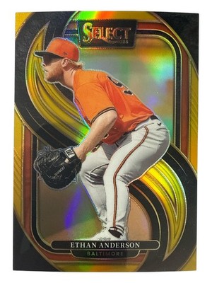 2025 Panini Select Ethan Anderson Gold 9/10 - Orioles