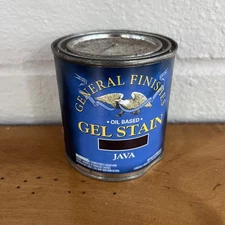 General Finishes Oil Base Gel Stain 1/2 Pint Java