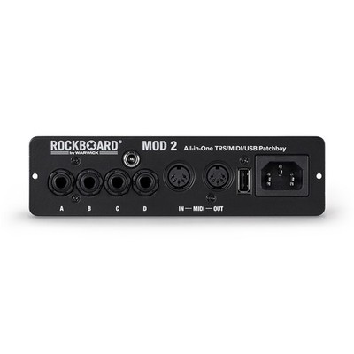 RockBoard MOD 2 V2 - TRS, Midi & USB Patchbay