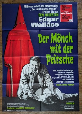 Der Mönch mit der Peitsche / EA-A1-Plakat 1967 / Joachim Fuchsberger /E. Wallace