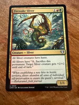 Firewake Sliver / Feuerspurremasuri - Commander Masters - NM - EN - MTG - Magic