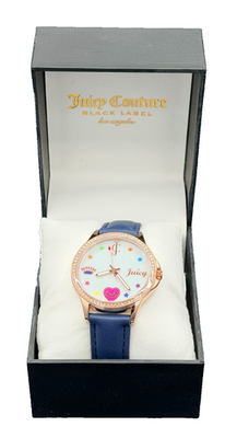 Juicy Couture Black Label Watch Blue Strap Rhinestone w  display picture 2