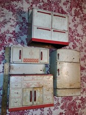 Lot Of 3 Kitchen Appliance Toy Play Sets Metal Vintage 50s Wolverine Marx