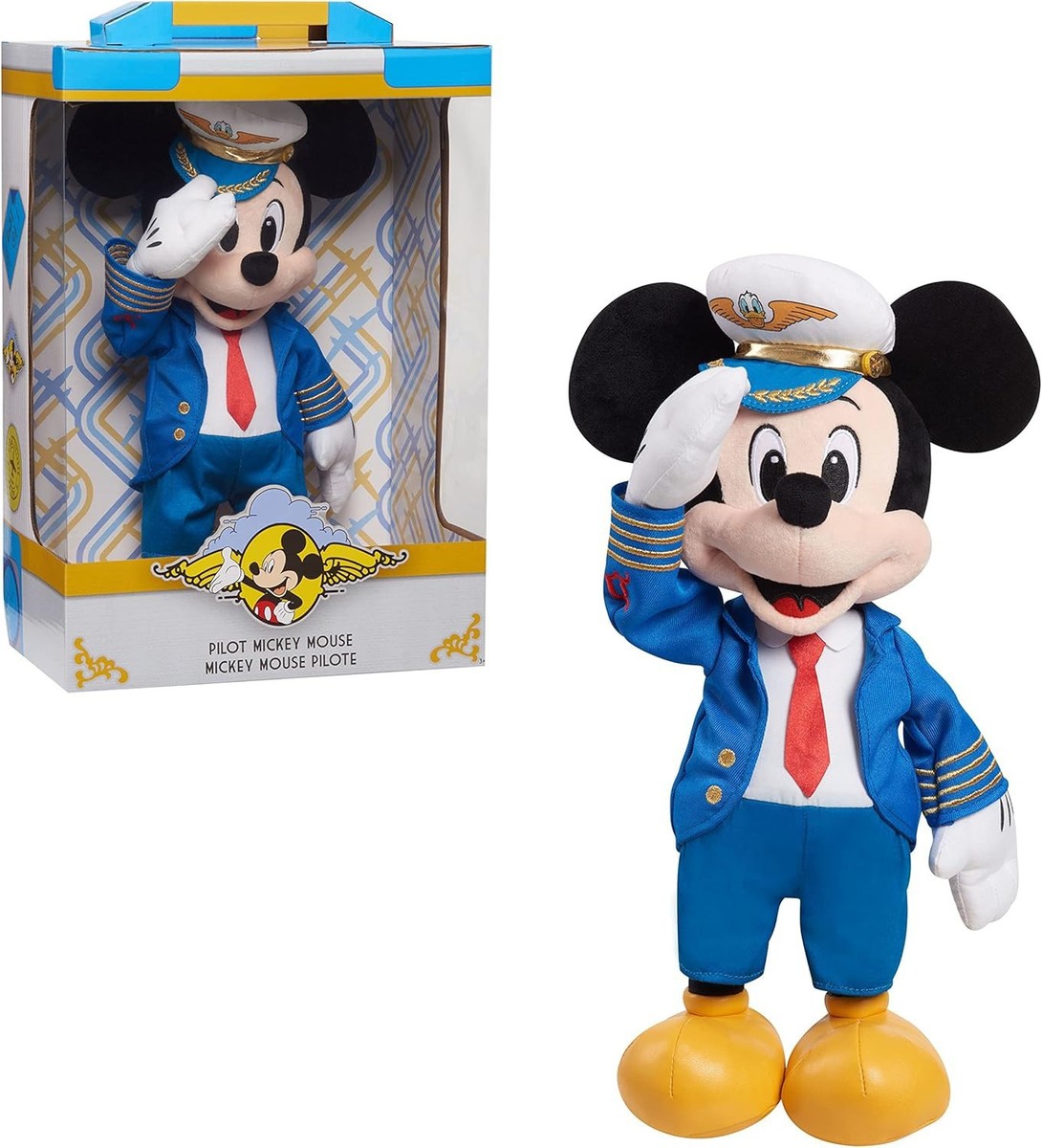 Disney D23 Pilot Mickey Mouse 15-Inch Plush | eBay