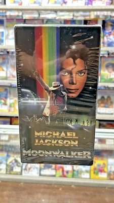 Michael Jackson Moonwalker (VHS, 1988) Music Video Film Movie RARE Original 1988