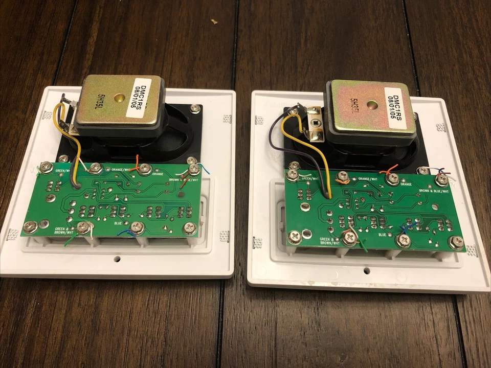 Lot Of 2 M&S DMC4RS Retrofit White 4-Wire Radio Remote Indoor Room Scan Station - Image 2 of 2