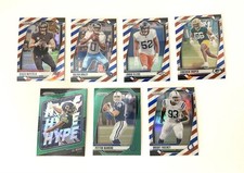 2024 Panini Prizm Parallel Inserts Lot - Red White & Blue, Green, Hype 7 Cards