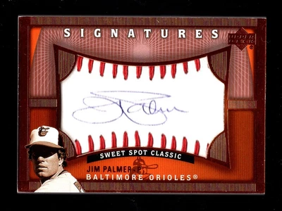 2005 SWEET SPOT SIGNATURES JIM PALMER AUTO AUTOGRAPH ORIOLES - Image 1 of 2