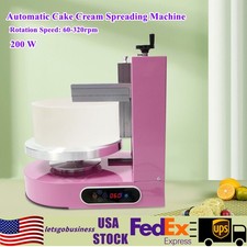 Adjustable Cake Cream Spreading Machine Cake Decorating Machine W/LCD Display
