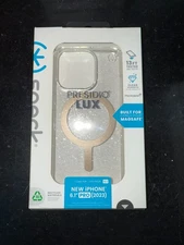 Speck Presidio Lux MagSafe Glitter Rose Gold IPhone 15 Pro 6.1”  Brand New Box