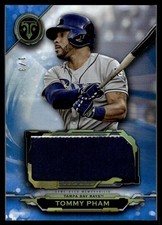 2019 TOPPS TRIPLE THREADS TOMMY PHAM SJR-TP2 JUMBO RELICS SAPPHIRE 1/3 RAYS