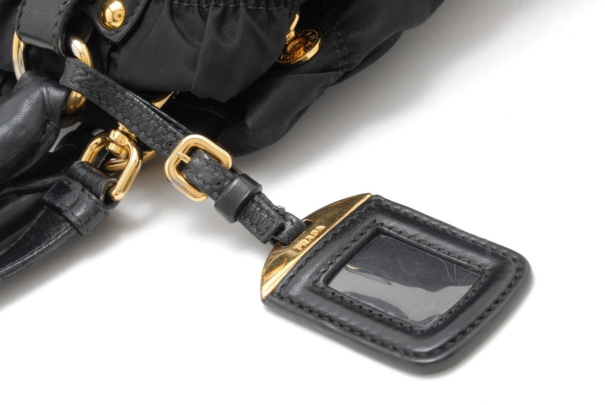 PRADA 2way Handbag Shoulder Bag Black Nylon | eBay
