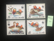 WWF 1987 mnh zestaw KACZKI MANDARYŃSKIE Rozdział 054 Mi 2865-68 WWF