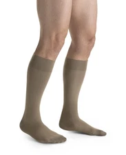 Jobst Formen Casual Compression Socks 20-30 Mmhg Knee High, Closed Toe, Khaki, M