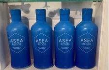 ASEA Water Redox Cell Signaling Supplement 4 32oz Bottles Sealed New! EXP: 12/27