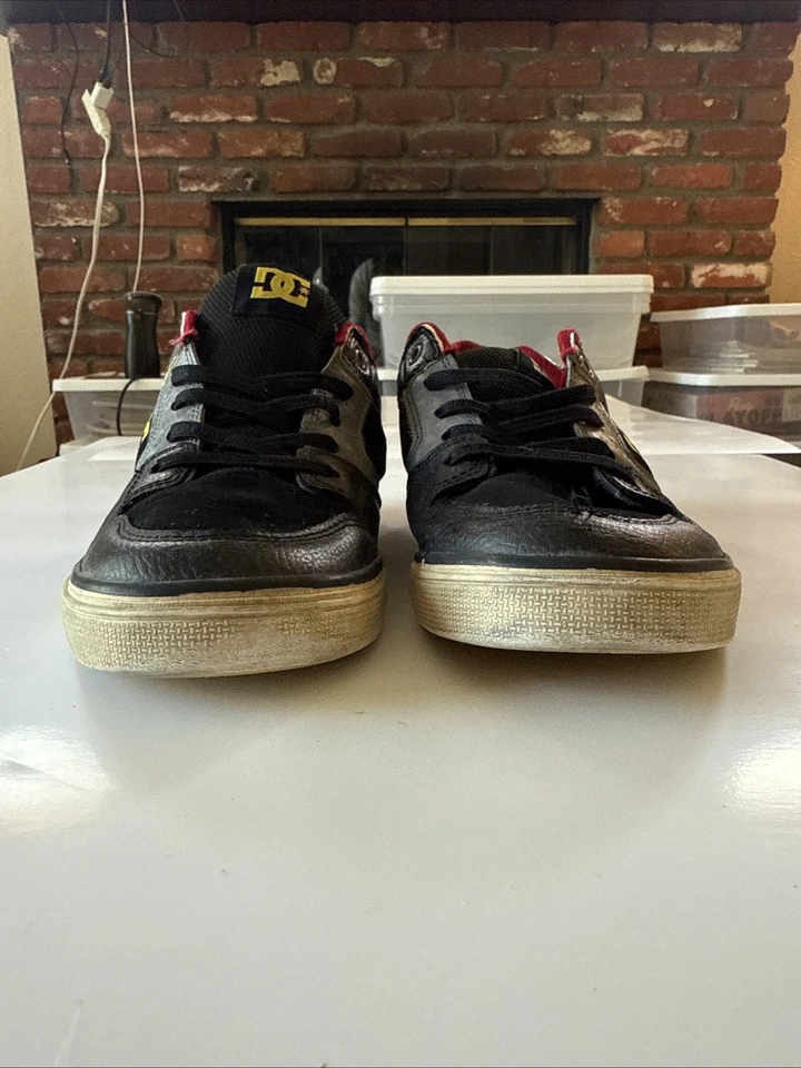 DC Shoes Pure Elástico Juvenil EE. UU. 6 Negro/Skateboard Y2K RARO Foto 2 de 4