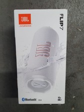 JBL Flip 7 Portable Waterproof Bluetooth Speaker - White - New