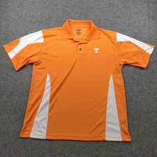 Tennessee Volunteers Shirt Polo Mens Medium NCAA Football Pro Edge Top