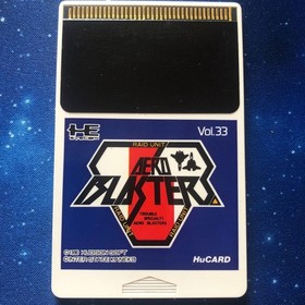 PC Engine Aero Blasters AERO BLASTERS PC Engine HuCARD Operaticonfirmed Japan b2