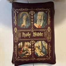 Vintage 1953 HOLY BIBLE Commemorative The Catholic Bible The Marian Edition ✝️