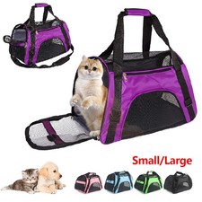 Soft-Sided Pet Carrier Tote Bag, Airline Approved Travel Case for Dog Cat