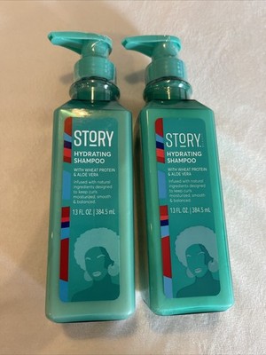 2 Story Hair Care Hydrating Shampoo With Wheat Protein Aloe Vera 13.oz. Sealed