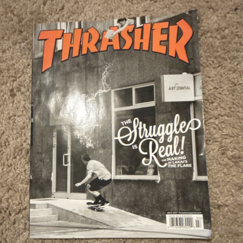 Thrasher Magazine July 2017 Issue 444 Skateboarding Tyshawn Jones Na-Kel Smith