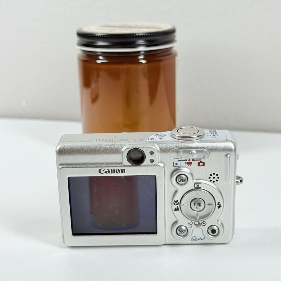 Canon PowerShot A300 Compacte 3.2MP Argent – Appareil Photo Numérique D’occasion