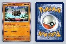 Relicanth #84/162 Scarlet & Violet Temporal Forces 2024 Pokemon Rare Holo TCG