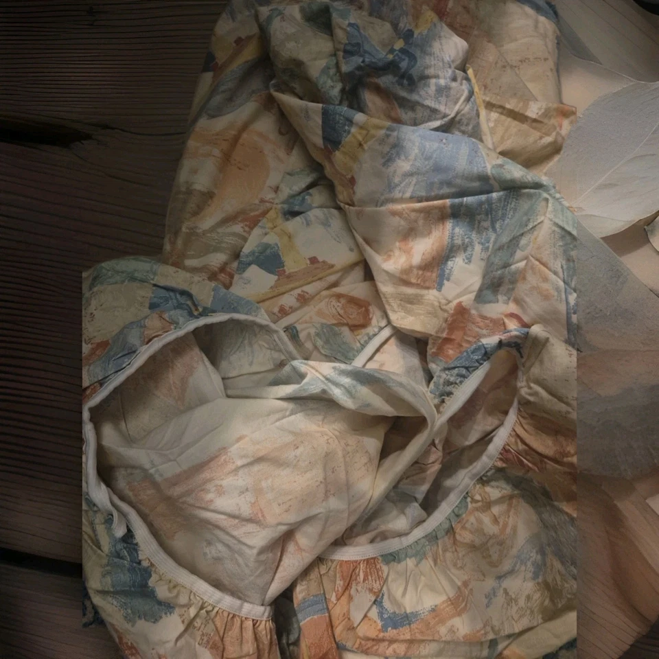 Vtg SHERIDAN FITTED & FLAT Sheet TWIN XL Made In Australia 77"x 96" HTF - Image 4 of 4