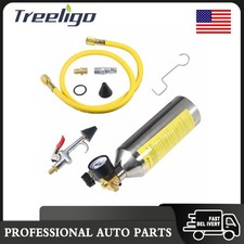 Air Flush Injector Canister Valve Hose Gun HVAC Air Conditioner Clean Tool Kit