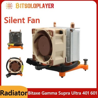 New Ice Tower Heat Sinks Radiator Silent Fan For Bitaxe Gamma Supra Ultra 601 US