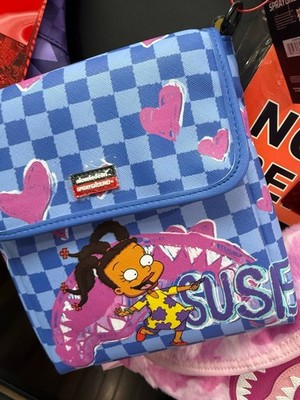 SPRAYGROUND RUGRATS SUSIE CRAYON SHARK MESSENGER SLING B7855 NEW w