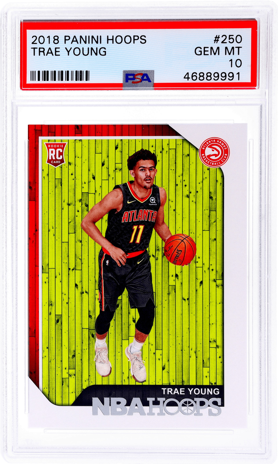 2018 Hoops Trae Young #250 PSA 10 Rookie RC