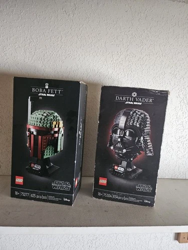 New ListingLego Helmets (Used) Boba Fett,Darth Vader