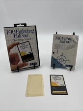 F-16 Fighting Falcon (Sega Master System, 1986) CIB Complete w/ Manual Tested