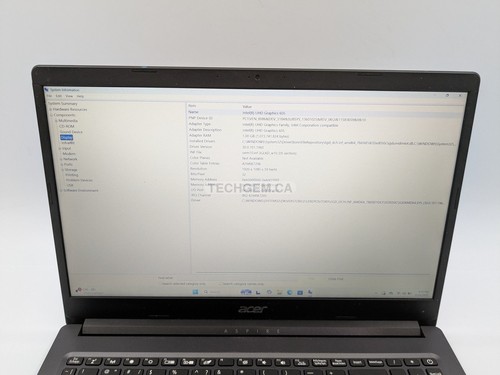 Acer Aspire A315-34-P0FZ 15.6" N5030 8GB RAM 128GB SSD Windows 11 Home Laptop - Picture 3 of 11
