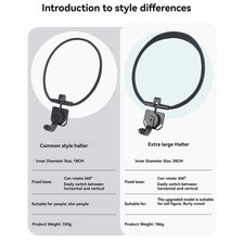 First-person Perspective Mobile Phone Neck Strap Mount Anti-shake Camera Mount