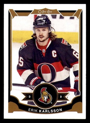 2015-16 O-Pee-Chee (1-600 + Update) Hockey Team Set - Ottawa Senators