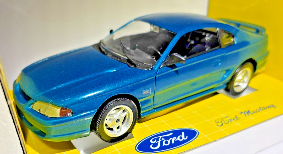 Jouef Evolution 1994 Ford Mustang GT Blue 1:18 Diecast | eBay